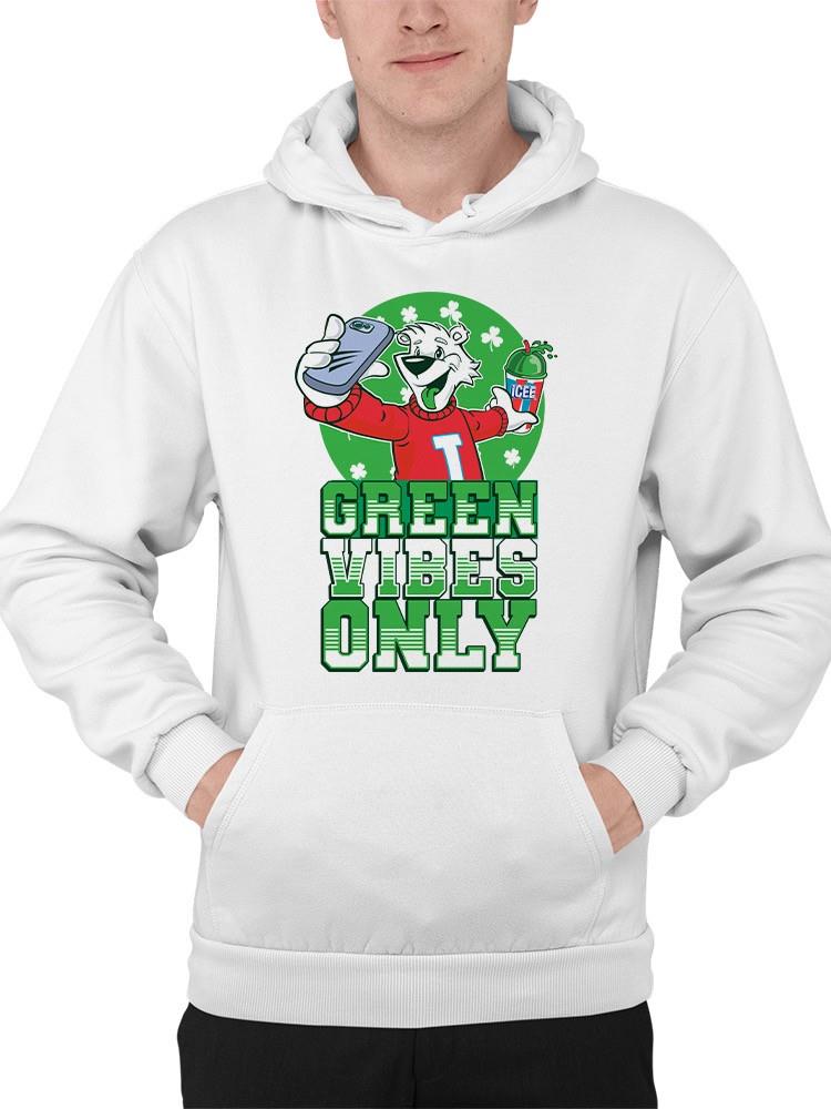 Offiziell lizenzierter ICEE Green Vibes Only St. Patrick's Fun Day Herren Hoodie - Bild 11 von 16