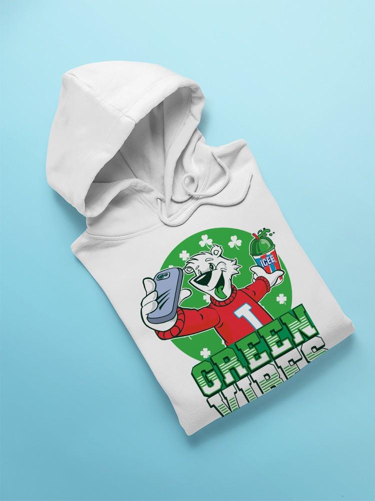 Offiziell lizenzierter ICEE Green Vibes Only St. Patrick's Fun Day Herren Hoodie - Bild 13 von 16