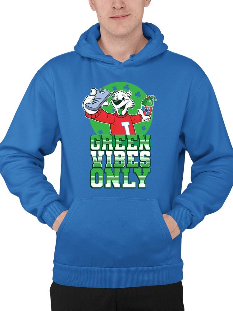 Offiziell lizenzierter ICEE Green Vibes Only St. Patrick's Fun Day Herren Hoodie - Bild 14 von 16