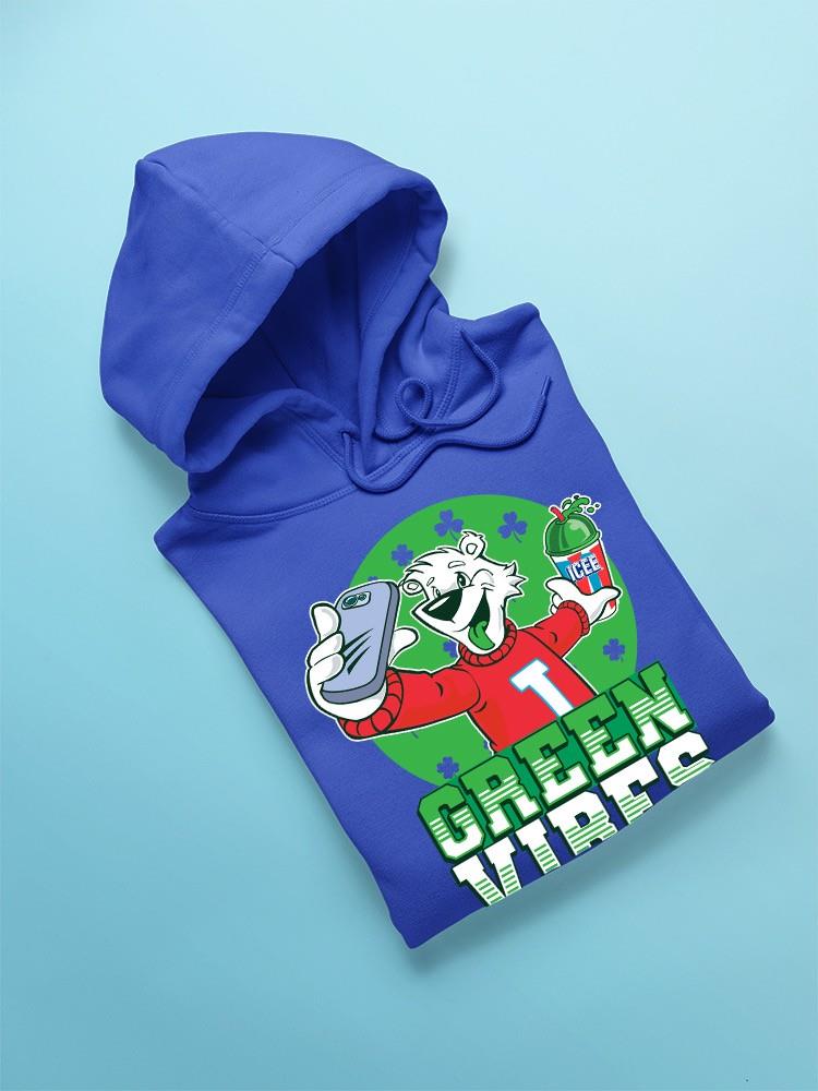 Offiziell lizenzierter ICEE Green Vibes Only St. Patrick's Fun Day Herren Hoodie - Bild 16 von 16