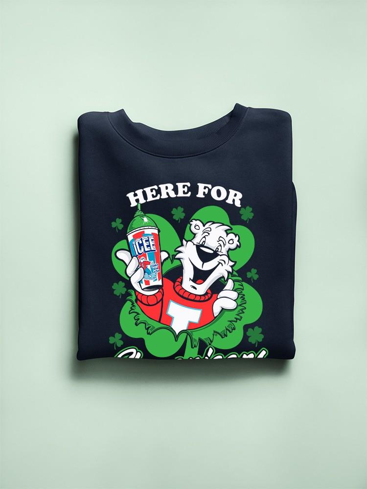 Offiziell lizenziertes ICEE Here For Shenanigans - St. Patrick's Day Sweatshirt - Bild 10 von 10