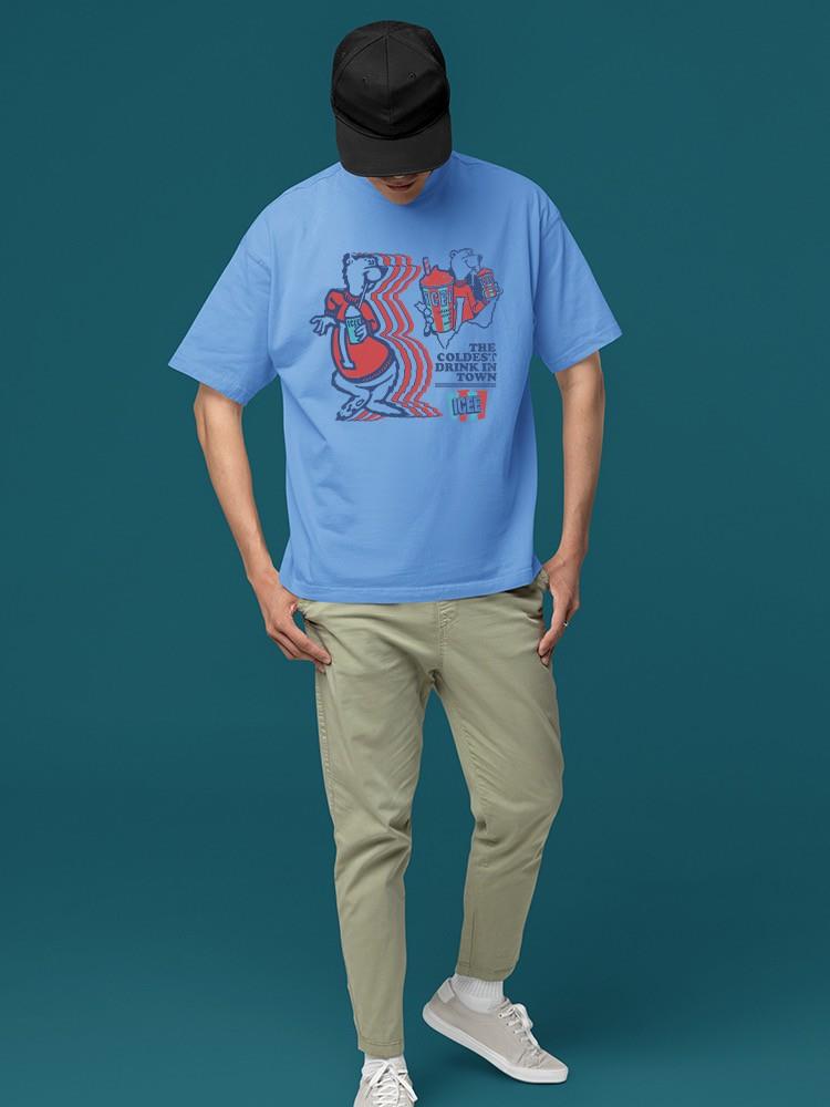Officially Licensed ICEE Retro Vibes The Coldest Drink Graphic Men's T-shirt - Picture 9 of 10