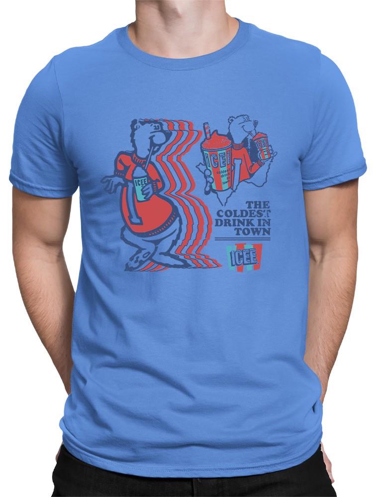 Officially Licensed ICEE Retro Vibes The Coldest Drink Graphic Men's T-shirt - Picture 8 of 10