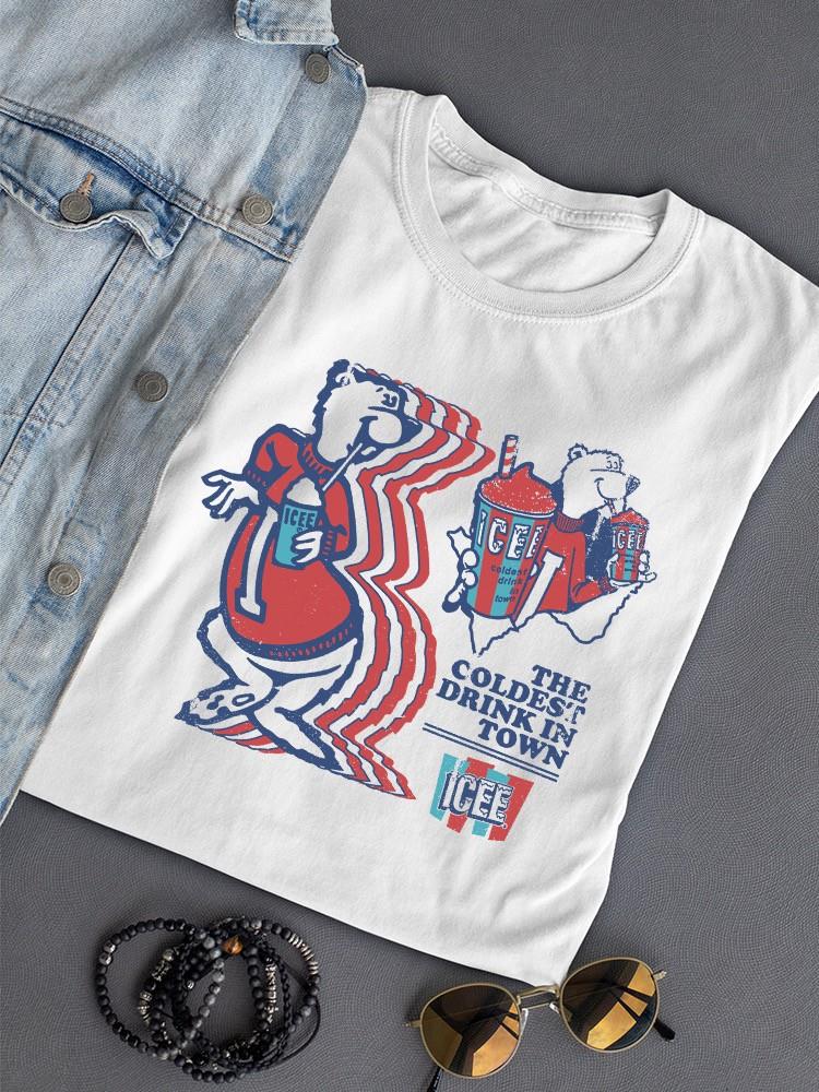 Officially Licensed ICEE Retro Vibes The Coldest Drink Graphic Women's T-shirt - Picture 7 of 10