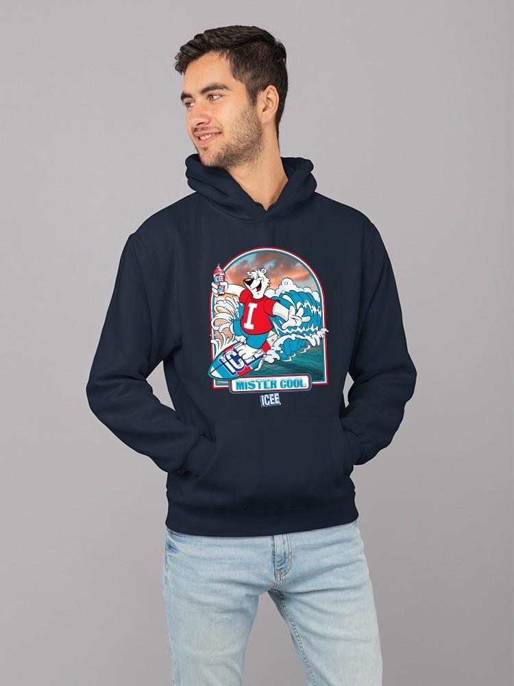 Offiziell lizenzierter ICEE Surfing Wave Vibes - cooles Grafikdesign Herren Hoodie - Bild 9 von 22