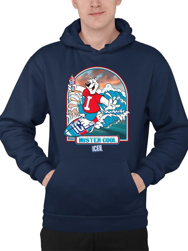 Offiziell lizenzierter ICEE Surfing Wave Vibes - cooles Grafikdesign Herren Hoodie - Bild 8 von 22