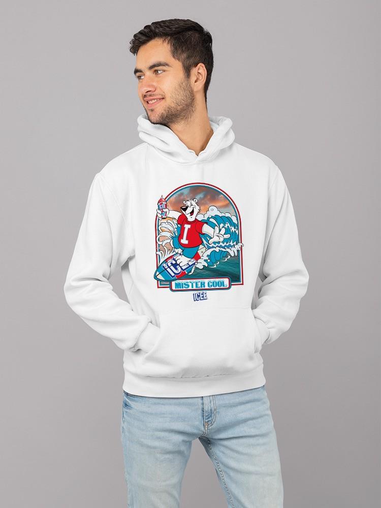 Offiziell lizenzierter ICEE Surfing Wave Vibes - cooles Grafikdesign Herren Hoodie - Bild 12 von 22