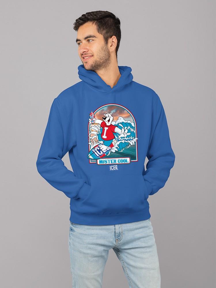 Offiziell lizenzierter ICEE Surfing Wave Vibes - cooles Grafikdesign Herren Hoodie - Bild 21 von 22