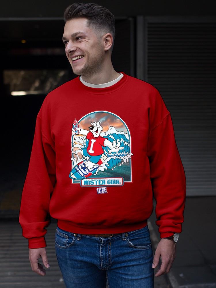 Offiziell lizenziertes ICEE Surfing Wave Vibes - cooles Design Herren Sweatshirt - Bild 15 von 25