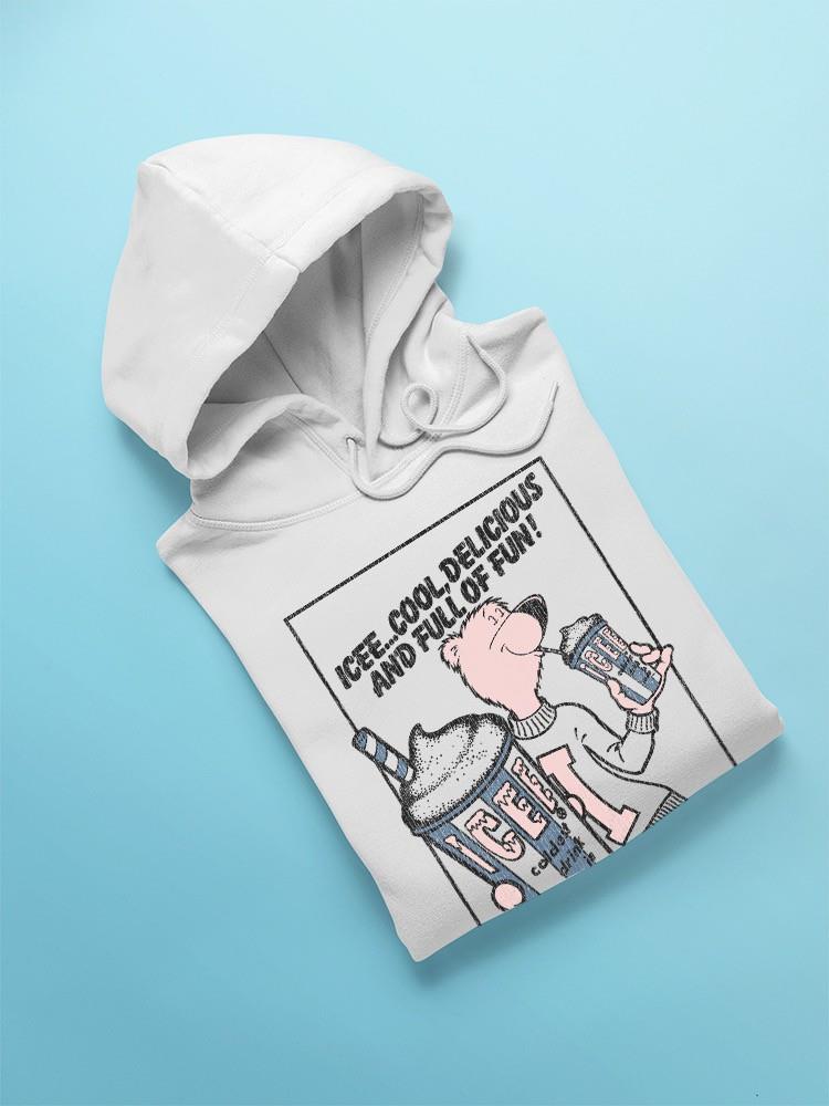 Officially Licensed ICEE Cool Bear Delight And Refreshing Drink Men's Hoodie - Picture 7 of 16