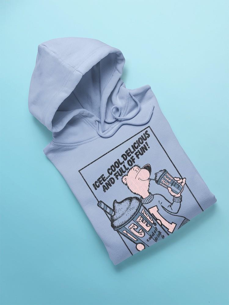 Officially Licensed ICEE Cool Bear Delight And Refreshing Drink Men's Hoodie - Picture 13 of 16