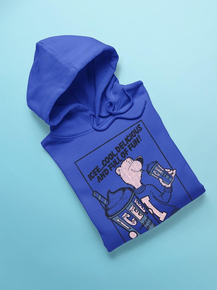 Officially Licensed ICEE Cool Bear Delight And Refreshing Drink Men's Hoodie - Picture 16 of 16