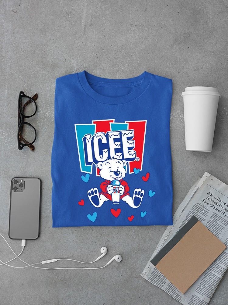T-shirt uomo grafica ICEE orso polare adorabile cuore freddo con licenza ufficiale - Foto 16 di 19