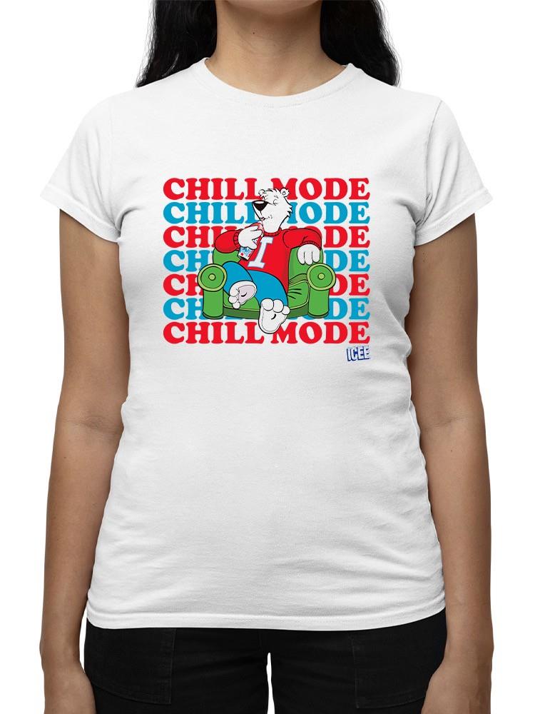 Officially Licensed ICEE Chill Mode Activated Frosty Graphic Women's T-shirt - Picture 5 of 7