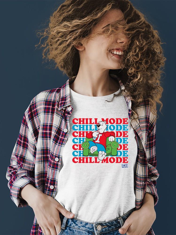 Officially Licensed ICEE Chill Mode Activated Frosty Graphic Women's T-shirt - Picture 6 of 7