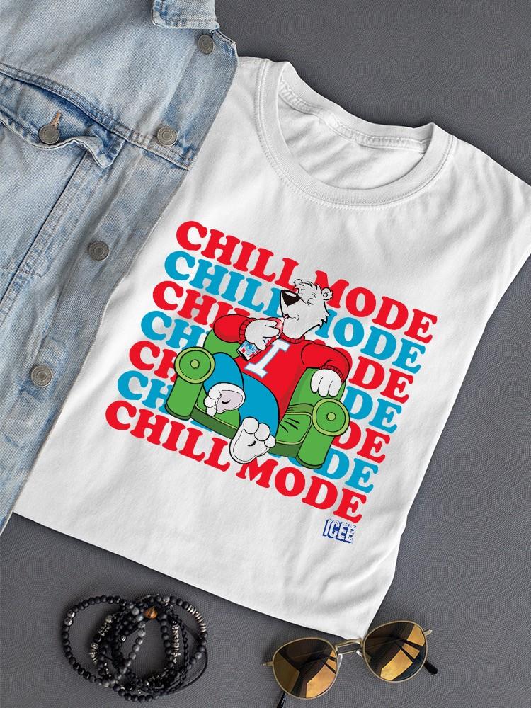 Officially Licensed ICEE Chill Mode Activated Frosty Graphic Women's T-shirt - Picture 7 of 7