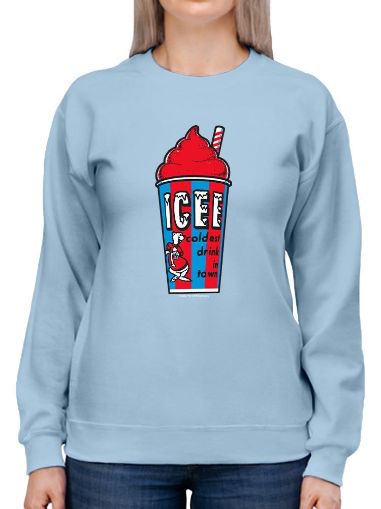 Felpa ICEE Classic Cup con licenza ufficiale - retrò 'Coldest Drink In Town' - Foto 20 di 22
