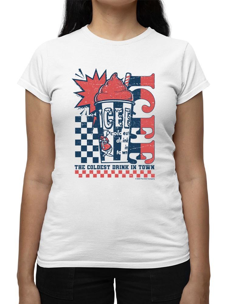 Officially Licensed ICEE Retro Cool Explosion Coldest Drink Women's T-shirt - Picture 5 of 10