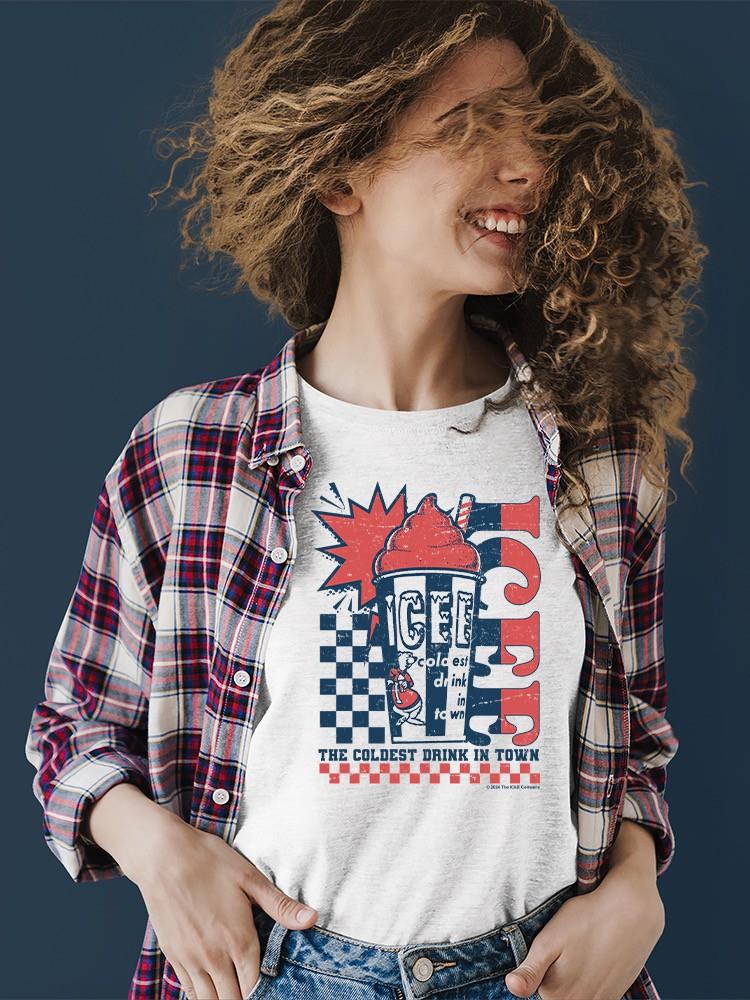 Officially Licensed ICEE Retro Cool Explosion Coldest Drink Women's T-shirt - Picture 6 of 10