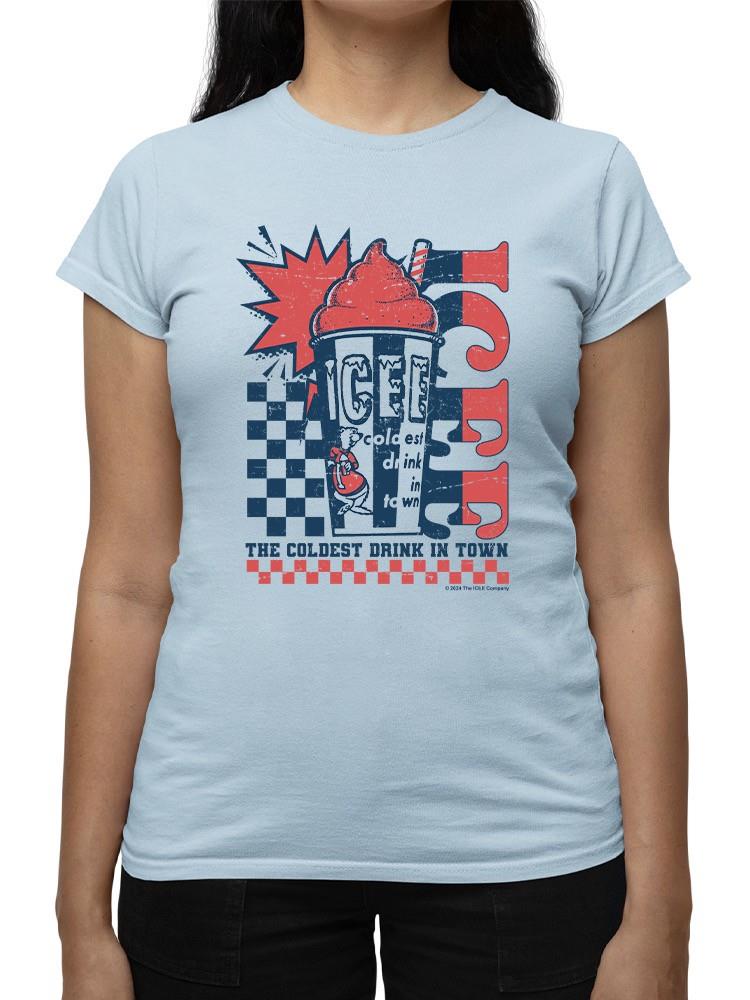 Officially Licensed ICEE Retro Cool Explosion Coldest Drink Women's T-shirt - Picture 8 of 10