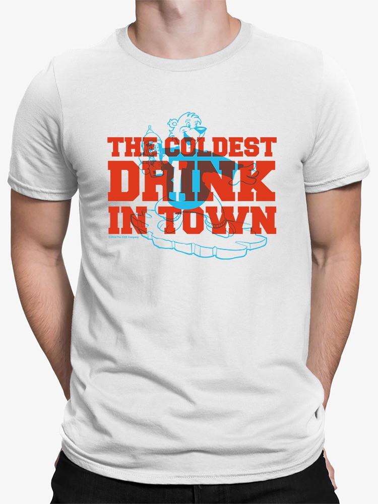 Officially Licensed ICEE Chill Bear - 'Coldest Drink In Town' Men's T-shirt - Picture 8 of 10
