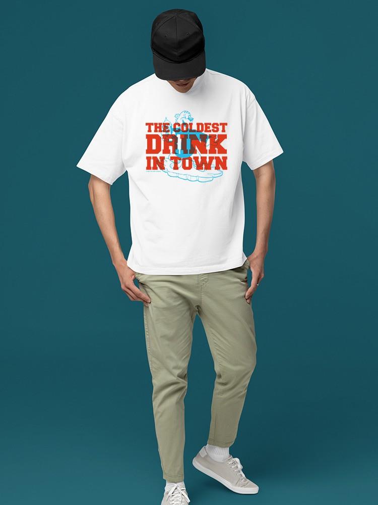 Officially Licensed ICEE Chill Bear - 'Coldest Drink In Town' Men's T-shirt - Picture 9 of 10
