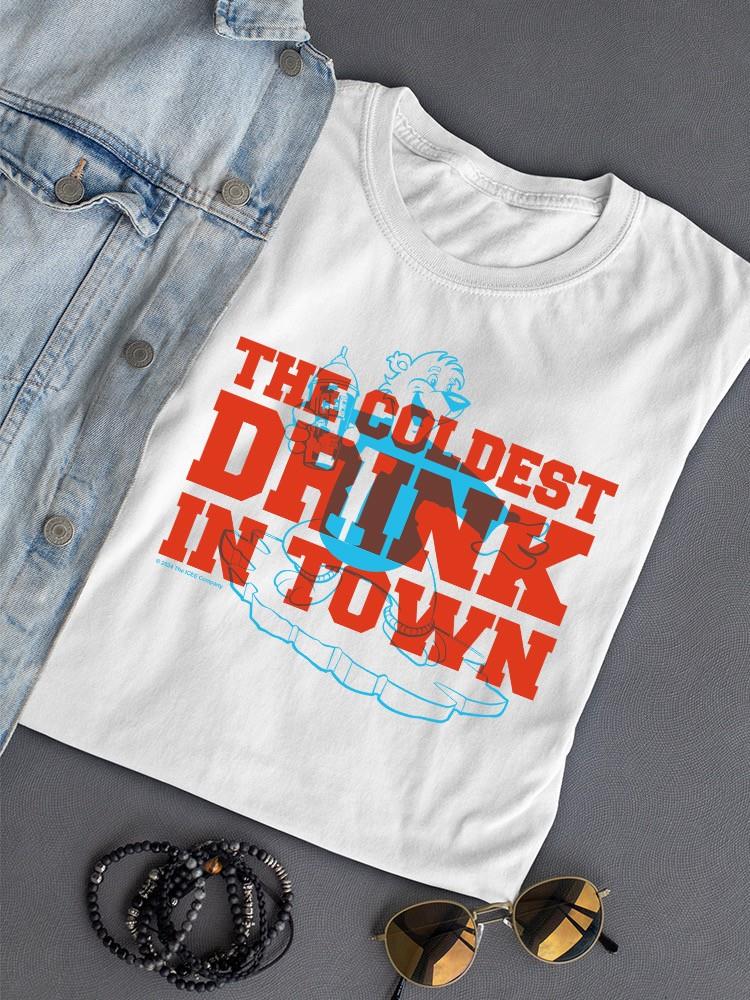 T-shirt donna con licenza ufficiale ICEE Chill Bear - 'Coldest Drink In Town' - Foto 10 di 10