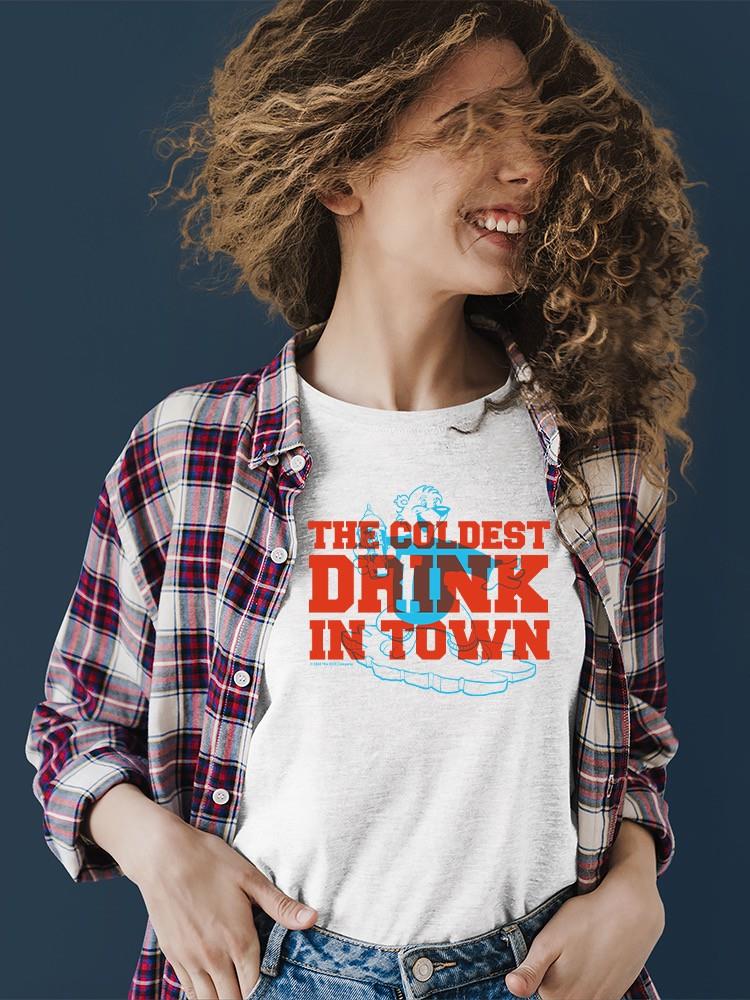 T-shirt donna con licenza ufficiale ICEE Chill Bear - 'Coldest Drink In Town' - Foto 9 di 10
