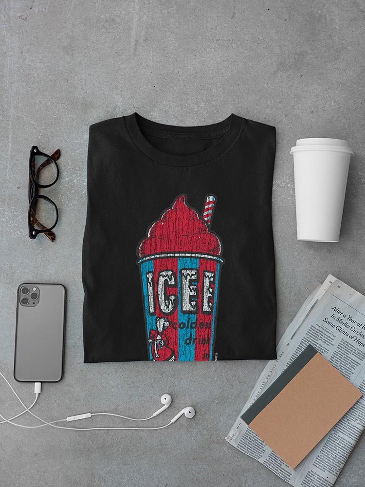 Officially Licensed ICEE Classic Cup Retro 'Coldest Drink In Town' Men's T-shirt - Picture 7 of 19