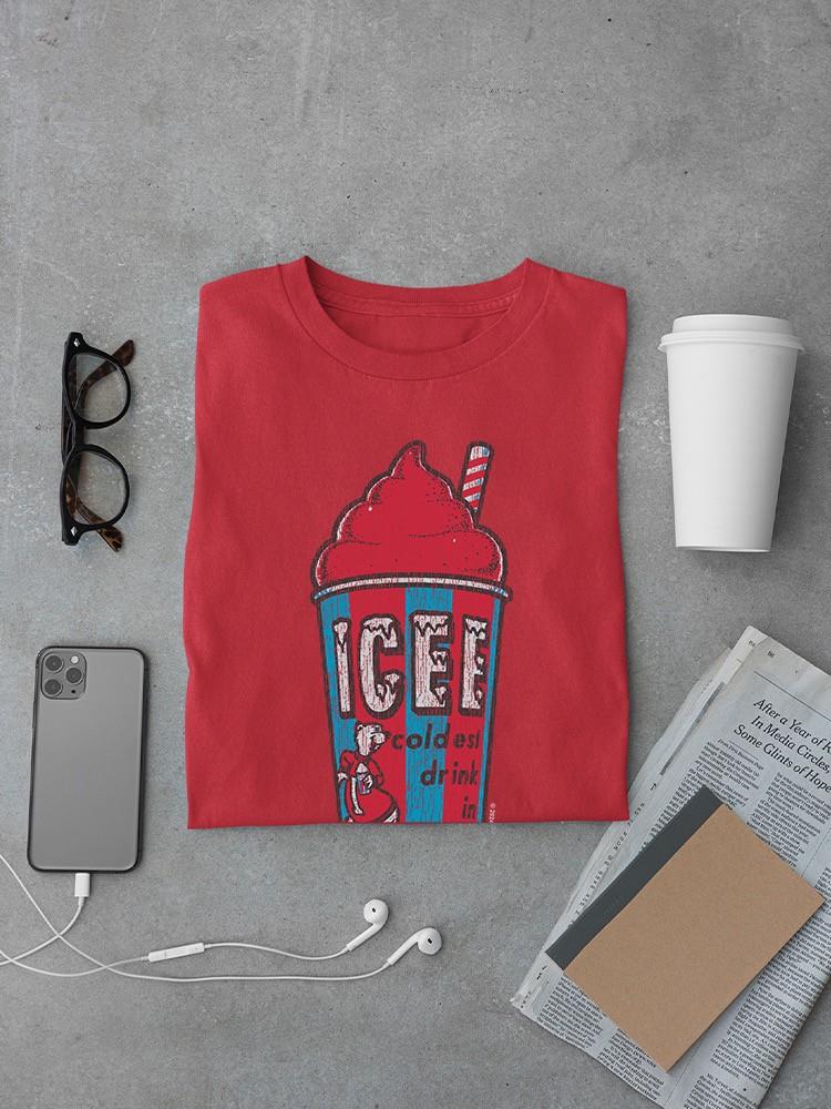 Officially Licensed ICEE Classic Cup Retro 'Coldest Drink In Town' Men's T-shirt - Picture 10 of 19