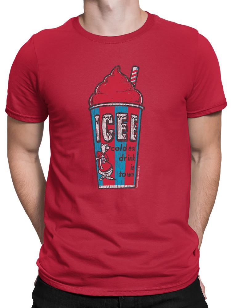 Officially Licensed ICEE Classic Cup Retro 'Coldest Drink In Town' Men's T-shirt - Picture 8 of 19