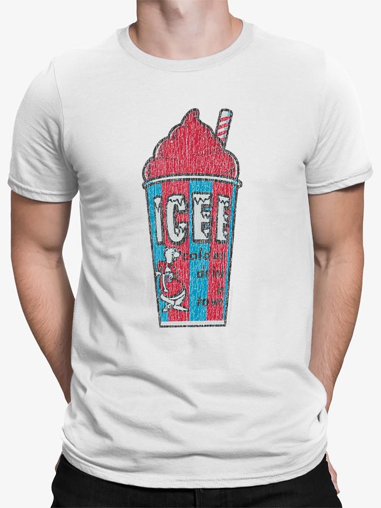 Officially Licensed ICEE Classic Cup Retro 'Coldest Drink In Town' Men's T-shirt - Picture 11 of 19