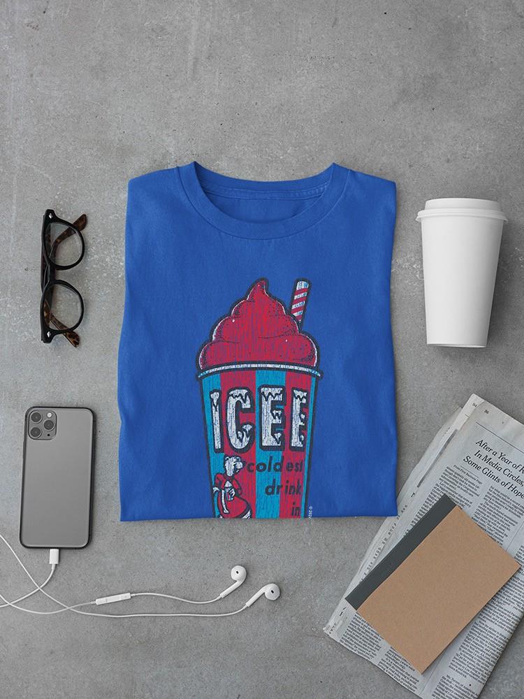 Officially Licensed ICEE Classic Cup Retro 'Coldest Drink In Town' Men's T-shirt - Picture 16 of 19