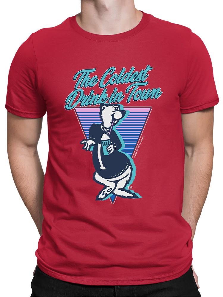 Officially Licensed ICEE Chill Vibes Triangle - Retro Cool Bear Men's T-shirt - Picture 8 of 19