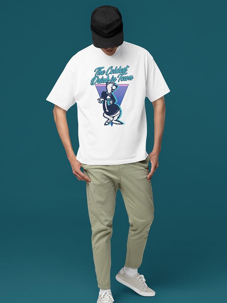 Officially Licensed ICEE Chill Vibes Triangle - Retro Cool Bear Men's T-shirt - Picture 12 of 19