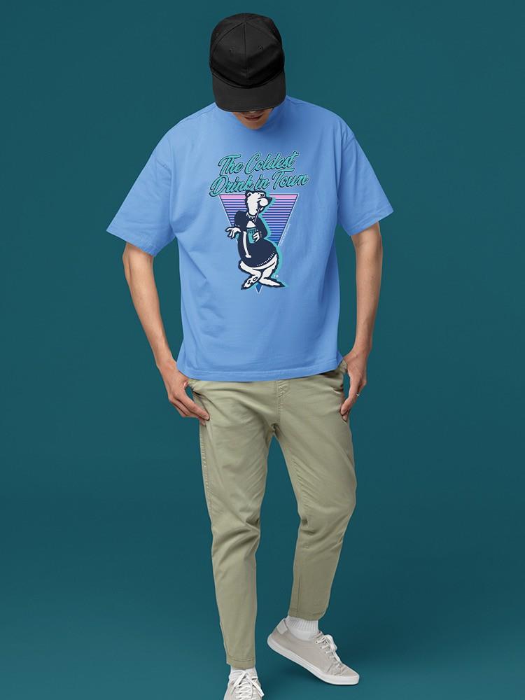 Officially Licensed ICEE Chill Vibes Triangle - Retro Cool Bear Men's T-shirt - Picture 18 of 19