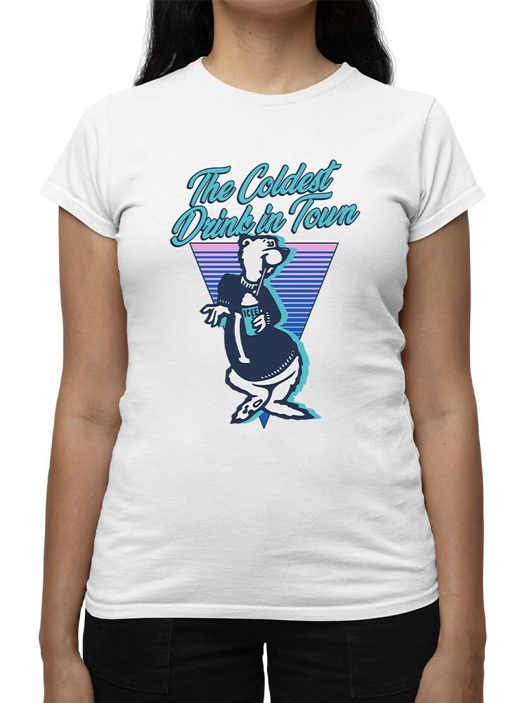 Officially Licensed ICEE Chill Vibes Triangle - Retro Cool Bear Women's T-shirt - Picture 8 of 13