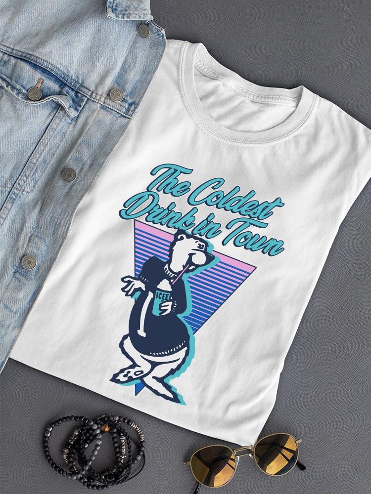 Officially Licensed ICEE Chill Vibes Triangle - Retro Cool Bear Women's T-shirt - Picture 10 of 13