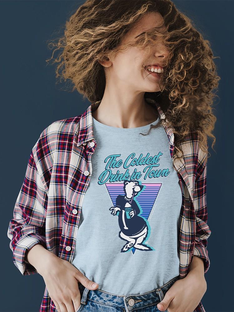Officially Licensed ICEE Chill Vibes Triangle - Retro Cool Bear Women's T-shirt - Picture 12 of 13