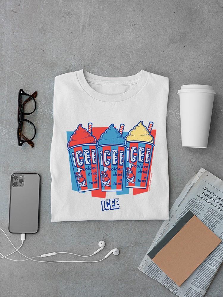 Officially Licensed ICEE Triple Chill Treats Slush Retro Graphic Men's T-shirt - Picture 7 of 7