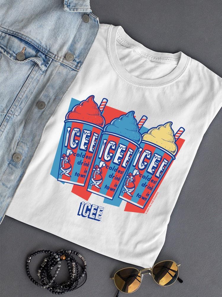 Officially Licensed ICEE Triple Chill Treats Slush Retro Graphic Women's T-shirt - Picture 7 of 10