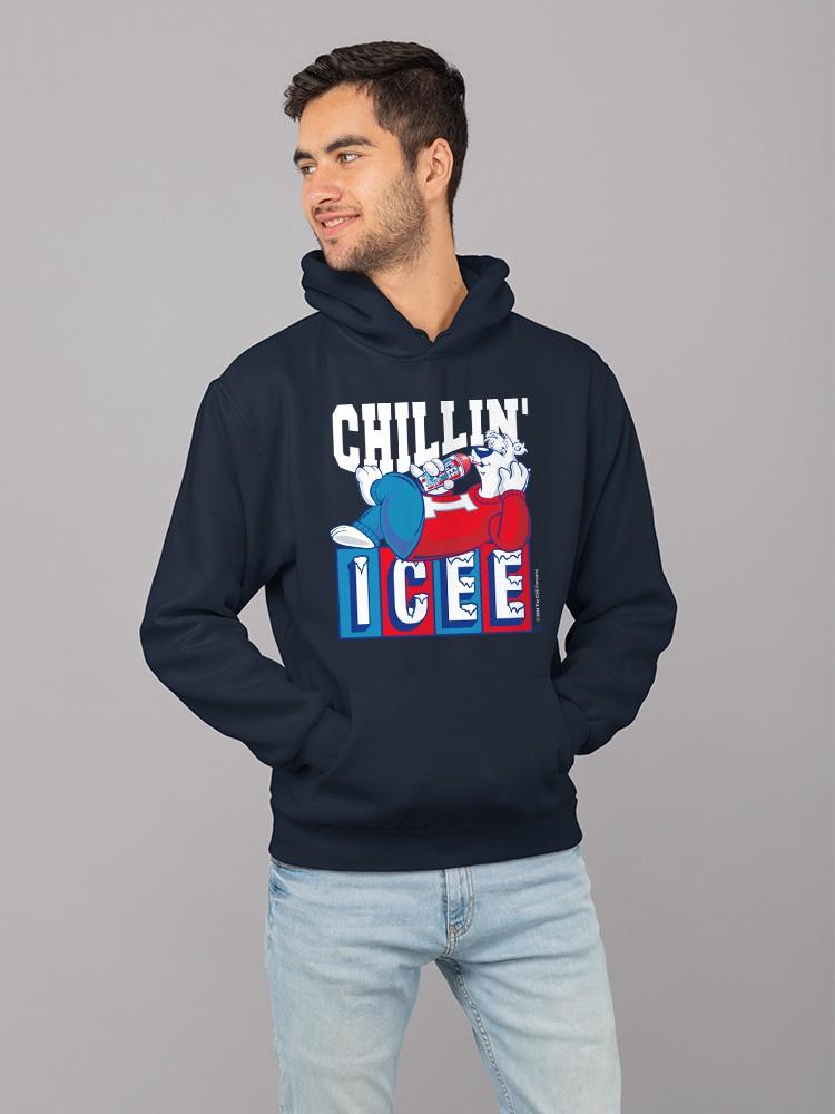 Offiziell lizenzierter ICEE Relaxed Chill Mode - Bear Fun Grafik Herren Hoodie - Bild 9 von 13