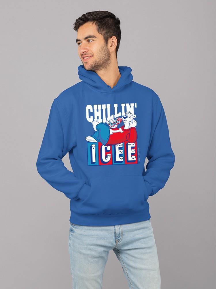 Offiziell lizenzierter ICEE Relaxed Chill Mode - Bear Fun Grafik Herren Hoodie - Bild 12 von 13