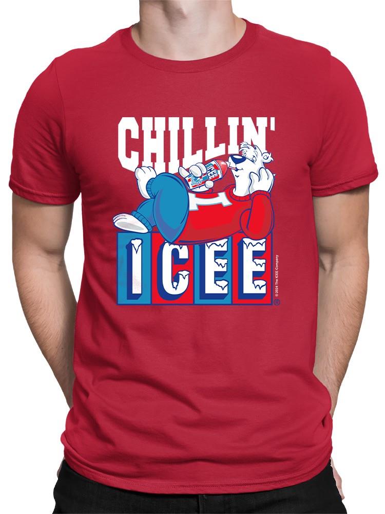 Officially Licensed ICEE Relaxed Chill Mode Bear Graphic Men's T-shirt - Picture 8 of 16