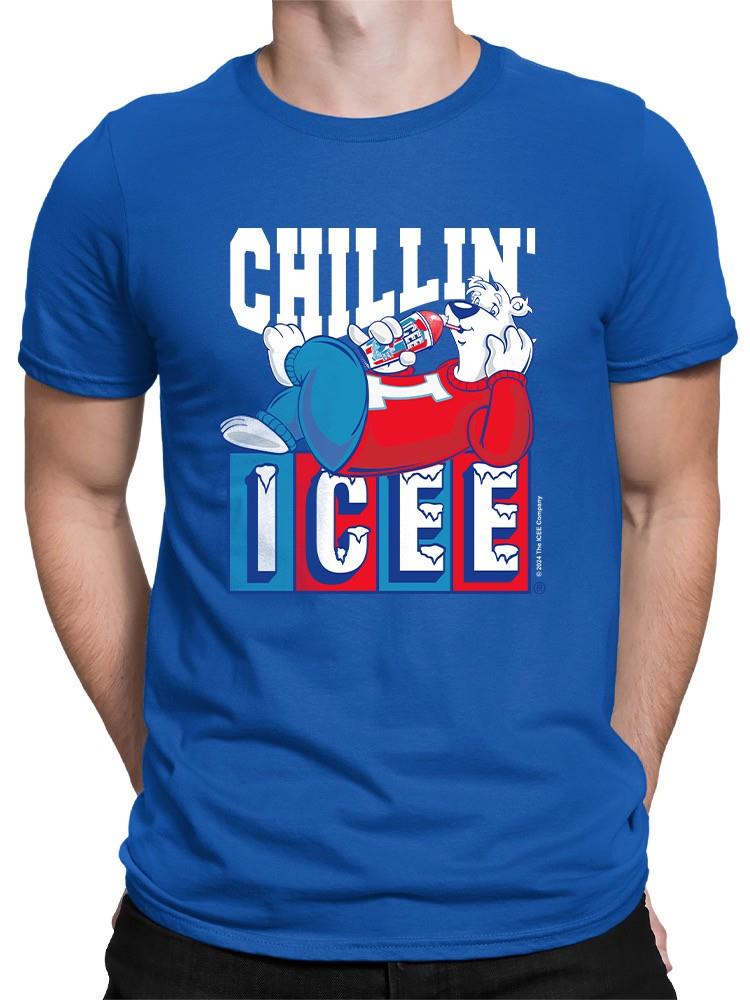 Officially Licensed ICEE Relaxed Chill Mode Bear Graphic Men's T-shirt - Picture 11 of 16