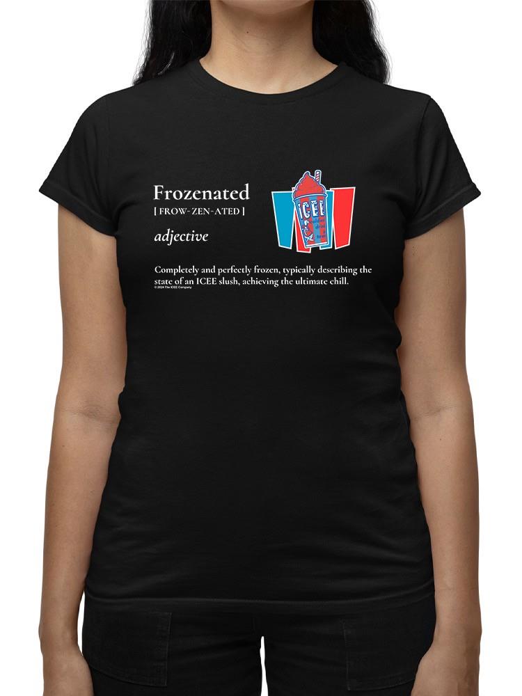 Officially Licensed ICEE Frozenated Chill - Cool Slush Graphic Women's T-shirt - Picture 5 of 7