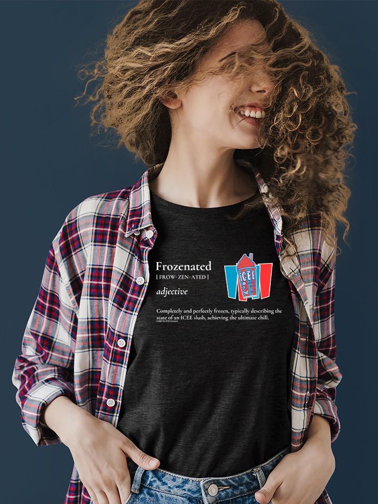 Officially Licensed ICEE Frozenated Chill - Cool Slush Graphic Women's T-shirt - Picture 6 of 7