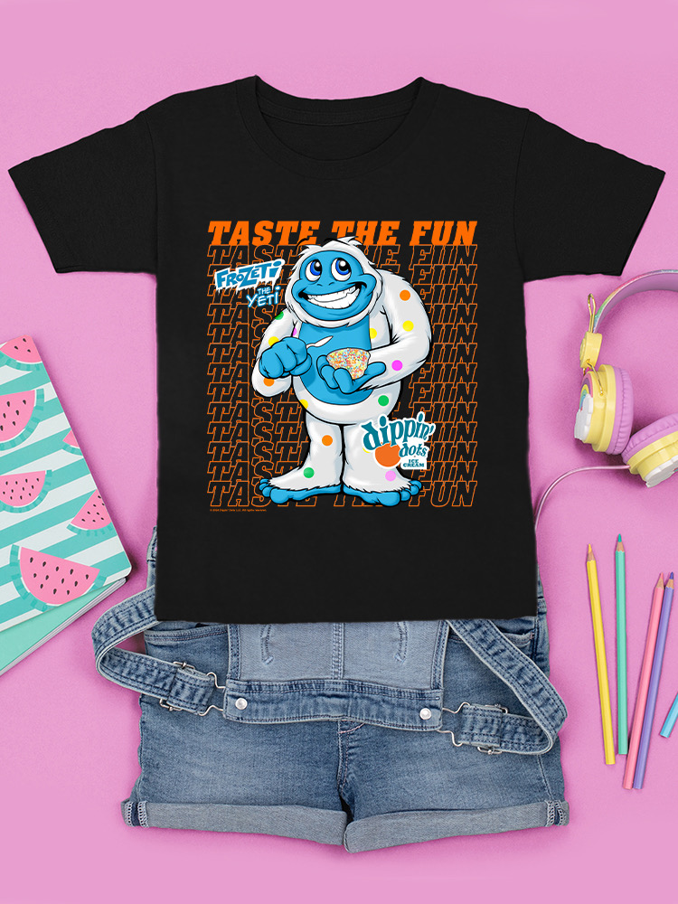 Taste the Fun - Frozeti Yeti Dippin' Dots Graphic Youth's T-shirt - Picture 10 of 22