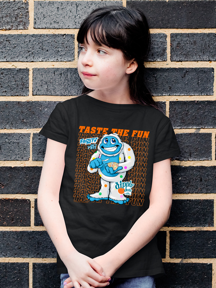 Taste the Fun - Frozeti Yeti Dippin' Dots Graphic Youth's T-shirt - Picture 9 of 22