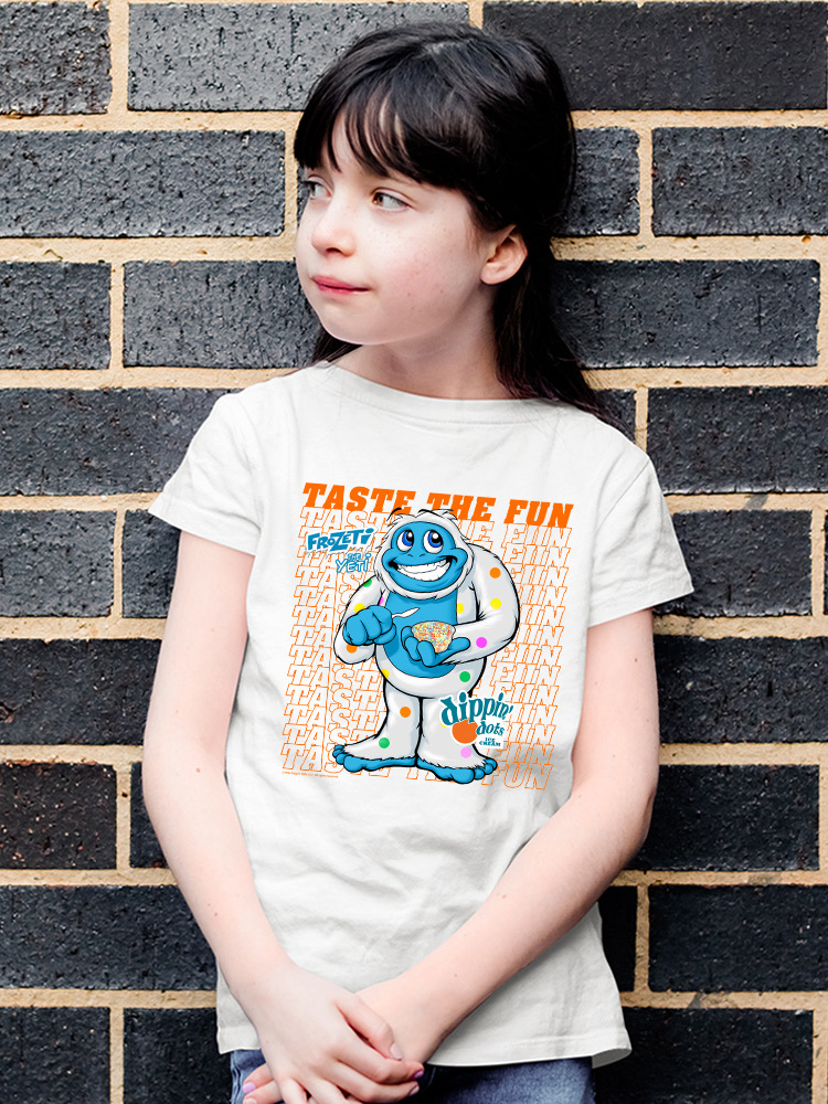 Taste the Fun - Frozeti Yeti Dippin' Dots Graphic Youth's T-shirt - Picture 21 of 22